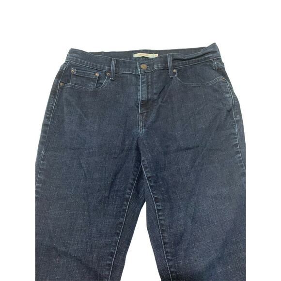 Levi's 505 Straight Jeans Women's Size W30L32 Blue Mid Rise Stretch Denim - Picture 8 of 8